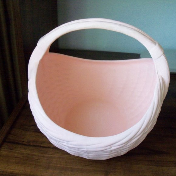 Vintage porcelain large basket (#EV1587) - Picture 3 of 6